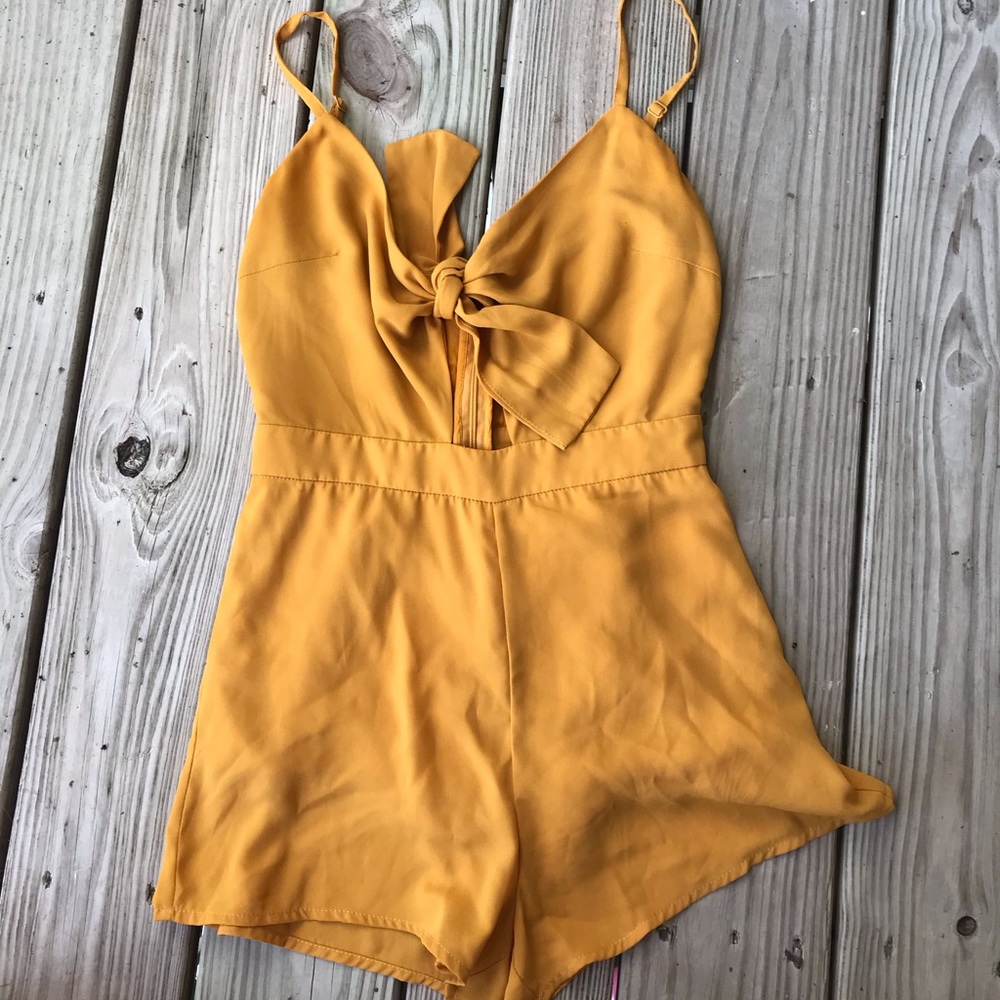 Yellow romper